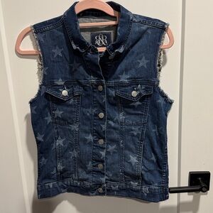 Rock & Republic Denim Vest Size Medium